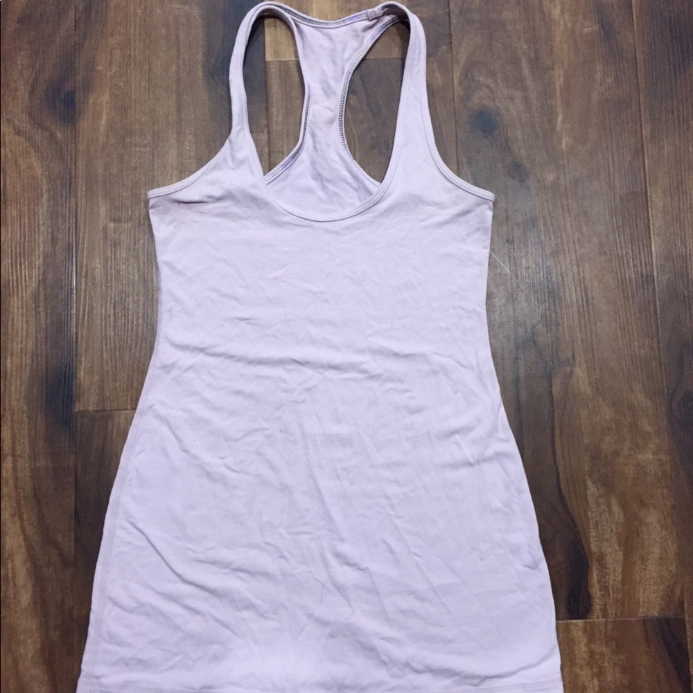 Lululemon light pink tank size 2